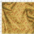 thumbnail image 4 of Soimoi Florals Printed,Cuddle Minky Fabric, Sewing Fabric by The Yard 56 Inch Wide,Decorative Plush Soft Fabric, Baby Garments, Toys and Blankets, Yellow, 4 of 6