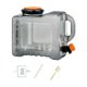 thumbnail image 5 of Dispensador de bebidas de contenedor de agua, con espiga, sin fugas, con portadores de almacenamiento de agua de tapa y mango para acampar la 8l, 5 of 9