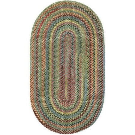 High Rock Oval Braided Stair Tread, 8" x 28"