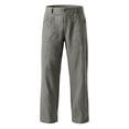 thumbnail image 5 of LONKITO Mens Pants with Pockets Relaxed Fit Cotton Bland Trousers Lightweight Casual Summer Beach Pants, 5 of 8