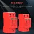 thumbnail image 2 of Appareil de Protection contre les Surtensions Surge Protector de Type Enfichable pour Énergie Solaire et Photovoltaïque 2P-40KA-DC1000V, Outil de Protection contre les Surtensions, 2 of 8