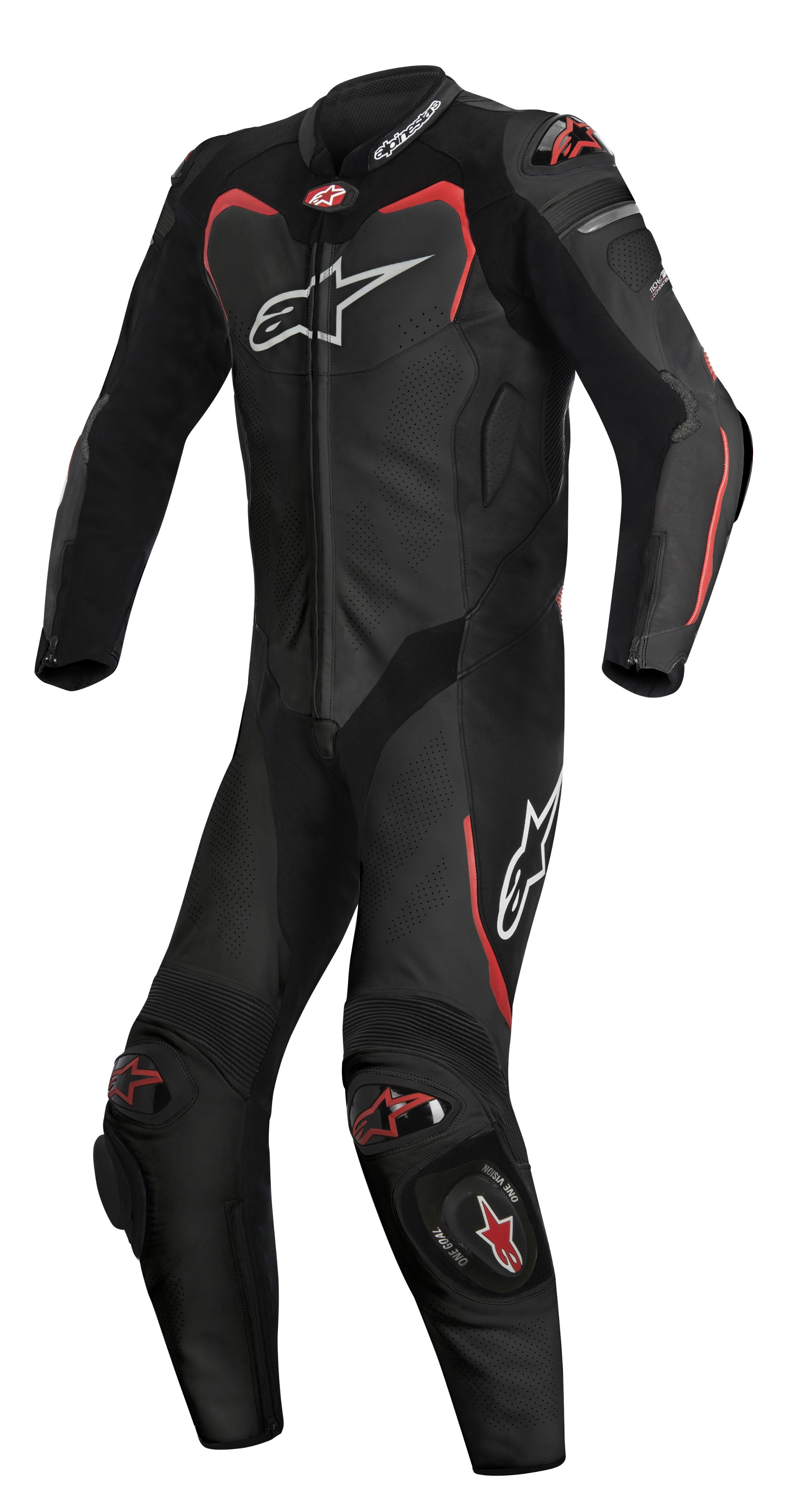 Alpinestars GP Pro Tech Air 1 Piece Leather Suit Black Red