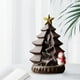 thumbnail image 5 of Incensario de cerámica con reflujo, escultura de árbol de Navidad para escritorio, color violeta. Arena violeta, 5 of 7