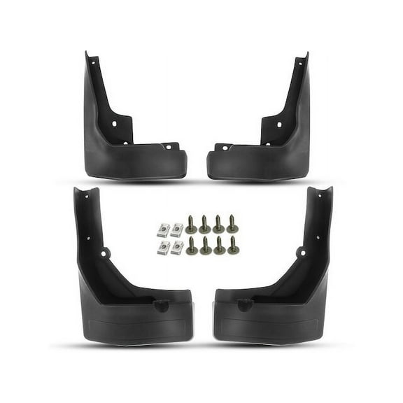 Mud Guard Set 4 - Compatible with 2018 - 2019 Mercedes-Benz GLC300 2.0L 4-Cylinder