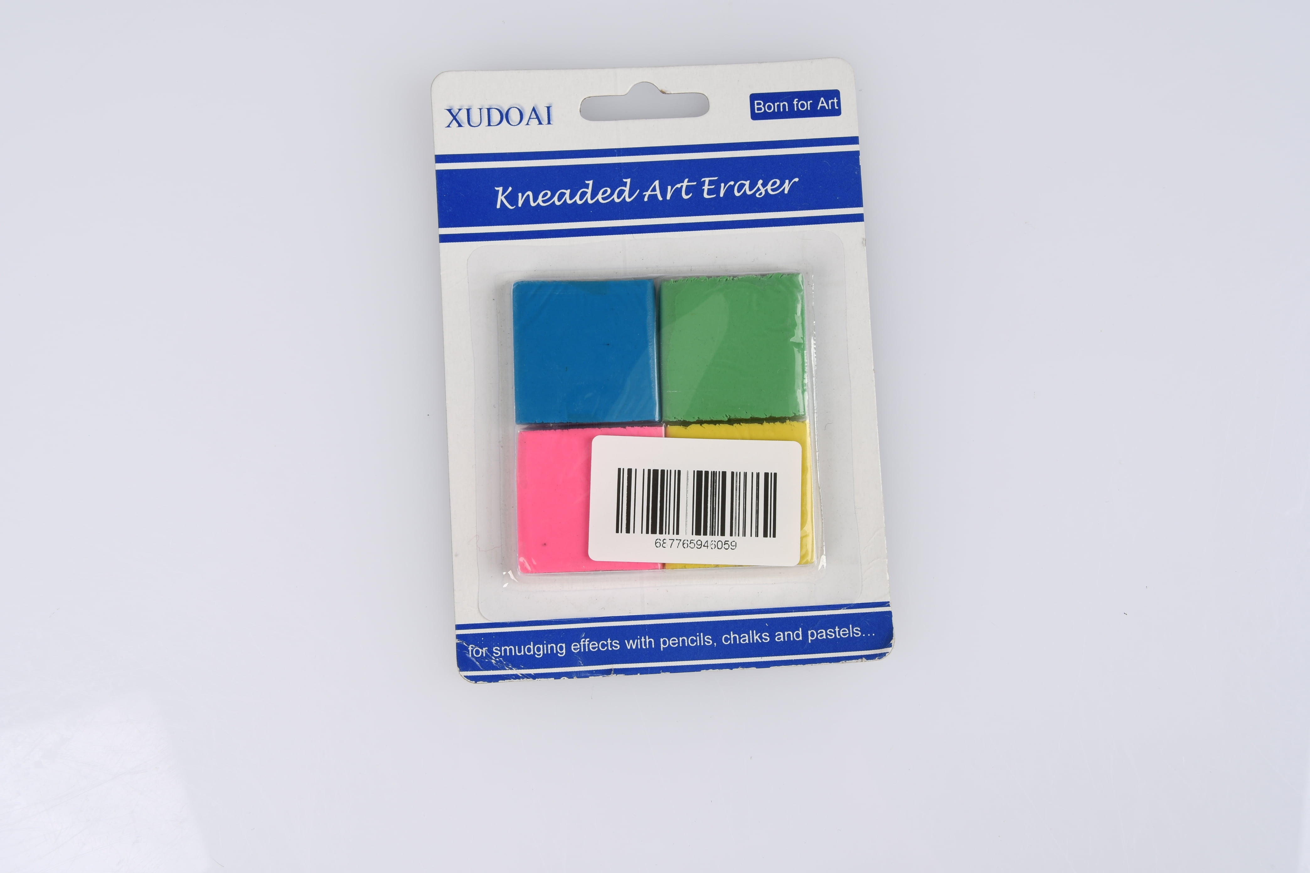QLOUNI Knead Erasers 8 Pack, Drawing Art Kneaded Erasers, Colored Kneaded  Rubber Erasers for Drawing, Charcoal (4 Assorted Colors) 