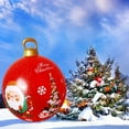 thumbnail image 4 of 60cm Inflatable Christmas Ball with Light Glow Giant Atmosphere Ball Home Garden, 4 of 8