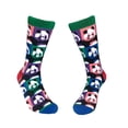 thumbnail image 1 of Pop Art Panda Pattern Socks from the Sock Panda, 1 of 6