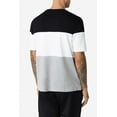 thumbnail image 5 of Fila BLACK/GRAY Johnson Color-Block Logo Graphic Tee, US Small, 5 of 6