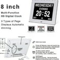 Dementia Clock Alzheimers Clock Large Digital Calendar Clock For Seniors,clock With Day And Date