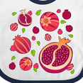 thumbnail image 4 of Inktastic Pomegranate Fruit Party Boys or Girls Baby Bib, 4 of 4