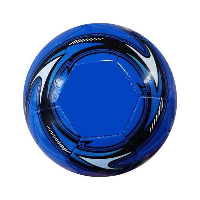 Balón de fútbol Perfecl tamaño 5 de cuero PU cosido azul