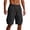 AB290 Black, variant on Cargo Shorts For Men Solid Color Elastic Waist Straight Leg Shorty Loose Comfort Man Casual Athletic Workout Shorts Black Size M