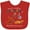 Red, variant on Inktastic There's No Party Like Mardi Gras With Partying Seafood Boys or Girls Baby Bib