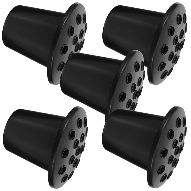 TABLETREANDS 5Ud Macetas Para De Cementerio Resistente Negro Para Exterior