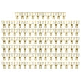 thumbnail image 1 of Binder Clip, Convenient Paper Clamps Long Tail 100pcs  For Certificates For Documents Gold,Silver, 1 of 8