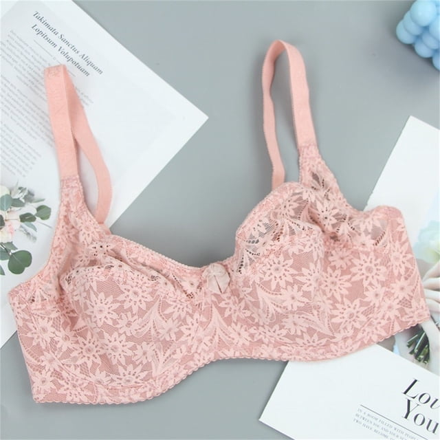 Plus Size Bras Bralette Crop Top Underwear Strapless Lace Lingerie
