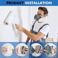 thumbnail image 5 of 6001 Filter Cartridges for Respirator, Respirator Filters Cartridges for Against Organic Vapors, Paint, Chemical and Particulates (2pcs 6001 Filter + 2pcs Covers+8pcs 5N11 Filter Cottons), 5 of 7