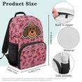 thumbnail image 7 of Aplkyhs Cute Dachshund School Backpack for Boys Kids Ages 6-18 Ergonomic Padded Straps Large Capacity Water Resistant Durable Bookbag for Elementary Middle High School Use, 7 of 7