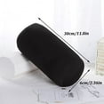 thumbnail image 3 of Fymlhomi 2Pcs Microbead Neck Roll Pillow, Squishy Neck or Back Support Tube Bean Pillow Cervical Cylindrical Cushion Sleeping Pillow for Home Bed Sofa Travel Rest, 11.8 x 6.3 Inch, Black and Red, 3 of 5