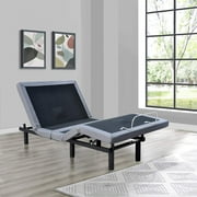 Marabell Adjustable Bed Frame Base with Back & Foot Massage, Wireless Remote and USB Ports Twin XL