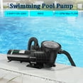 thumbnail image 2 of Jacgood 2.0 HP 110-120V /220-240V Inground/Above Ground Swimming Pool Pump, Dual Voltage Self Primming Pool Pump with Strainer Filter Basket & Drain Plug, 1500W 60HZ Silent Operation, 2 of 7