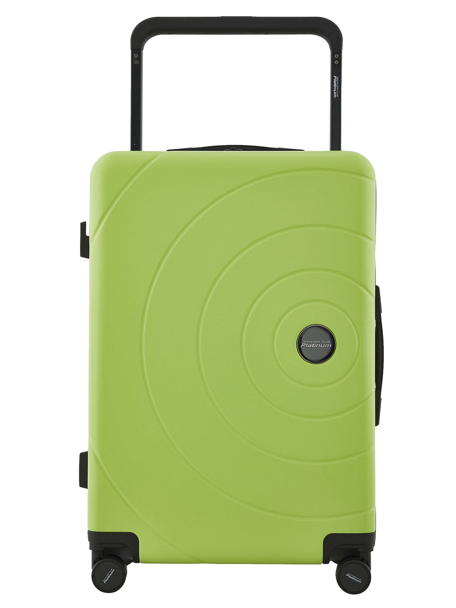 Travelers Club 2pc Rolling Hard Case Travel Luggage Set with Extra Wide Telescopic Handle , Lime