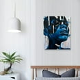 thumbnail image 4 of Shiartex Black Women Wall Art African American Women Canvas Wall Art Black Queen Poster Abstract Modern Canvas Prints Painting Home Decor For Bedroom LivingRoom 16x20 in/12x16 in, 4 of 5