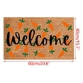 thumbnail image 3 of WSBDENLK Welcome Mats for Outside Easter Doormat Happy Easter Home Decorations Non-Slip Welcome Mats for Front Door, Indoor Outdoor Funny Rug for Home Kitchen Door Mats/Outdoor Welcome Mats, 3 of 6