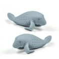 thumbnail image 1 of Creative Manatee Tea Maker Silicone Tea Maker Sea Lion Silicone Tea Bag Tea Strainer (2 Piece) (grey), 1 of 5