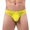 Yellow, variant on Men's Underwear Fashion Low Rise Trend Double Ding Pants, L, Yellow