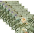 thumbnail image 6 of GZHJMY Spring Flowers Cloth Napkins Set of 1,Reusable Washable Polyester Dinner Table Napkins for Kitchen,Dining,Restaurant,Party Decoration, 6 of 7