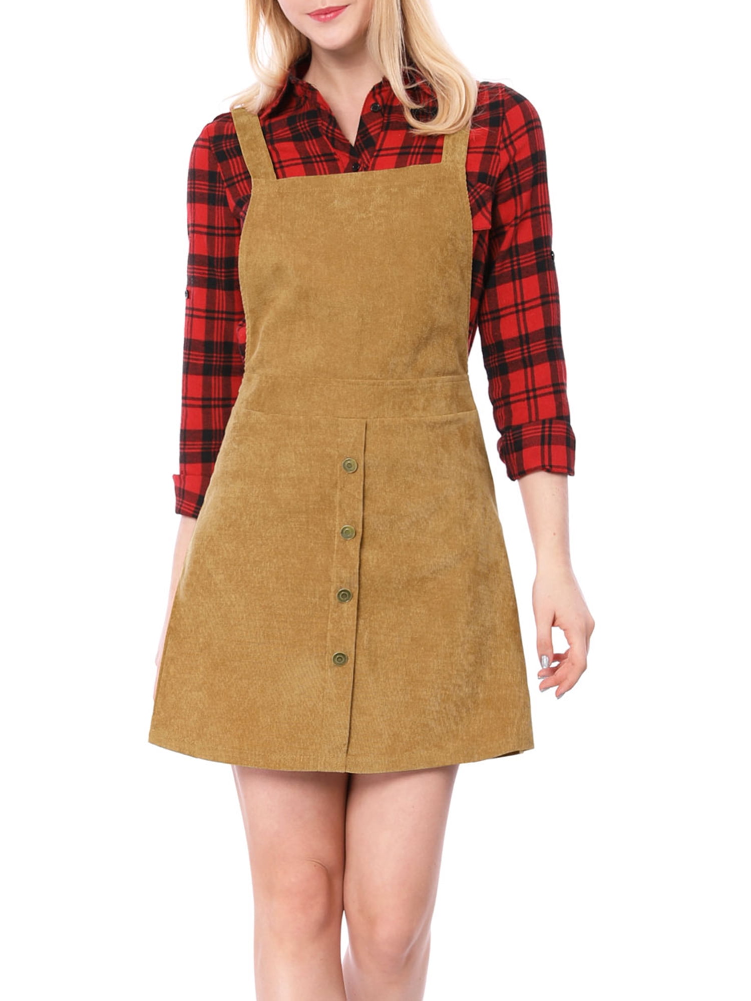 Pinafore Bib Overall Dress 