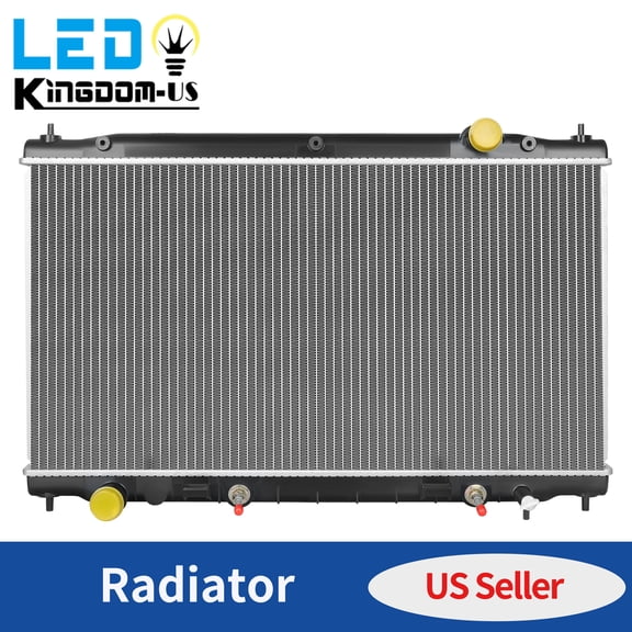 LEDKINGDOMUS Radiator for 2014-2018 INFINITI Q50 V6 3.5L 3.7L Direct Fit Replacement OEM# 214104GA5A 214604GB5A High-Cooling Aluminum Core Leakproof Design