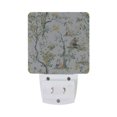 thumbnail image 5 of Yayeee LED Plug in Night Light for The Home with Auto Dusk to Dawn Light Sensors, 2 Pack, Watercolor Forest Animals, 5 of 6