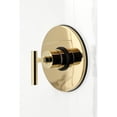 thumbnail image 3 of Kingston Brass KB6332CML Manhattan Single-Handle Pressure Balanced Tub and Shower Faucet, Polished Brass, 3 of 7