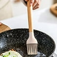 thumbnail image 4 of Utensilios de cocina de silicona | Mango de madera, utensilios de cocina antiadherentes, resistentes al calor, 4 of 5