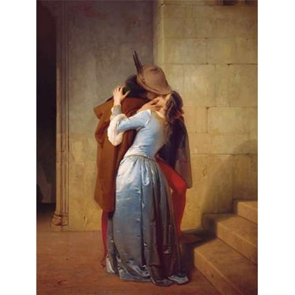 Selected Artworks PDX3FH146SMALL The Kiss Poster Print by Francesco Hayez, 11 x 14 - Small