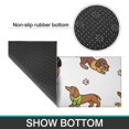 thumbnail image 6 of Dachshund Footprint Bone Kitchen Rugs Sets Of 2,Anti Fatigue Kitchen Mat Rugs Non Slip Washable,Decorative Kitchen Floor Mats for Kitchen,Sink,Laundry,17"x30"+17"x47", 6 of 7