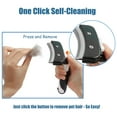 thumbnail image 4 of Cat Brush with Release Button, Self-Cleaning Cat Hair Brush for Shedding, Cat Deshedding Brush Dog Grooming Brush for Short Haired Cats Dogs Pet, Washable Hair Remover, Blade Size 3/4 Inch, 4 of 7