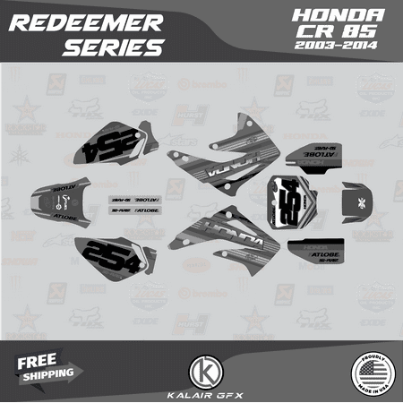 Kalair GFX Graphics Kit for Honda CR85 (2003-2014) Redeemer Series Kalair GFX Graphics Kit for Honda CR85 (2003-2014) Redeemer Series