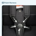 thumbnail image 4 of UBesGoo Wagon Stroller for 2 Kids, Low Seat & Deep Footwell, Foldable All-Terrain Wagon with Canopy, Adjustable Handlebar, Cup and Phone Holder, Black, 4 of 7