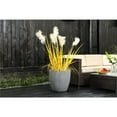 thumbnail image 1 of Luxen Home 11.75in. H Jardinière MgO Grise Ronde, 1 of 1