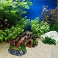 thumbnail image 3 of Flmtop Three-eye Bridge Mini Aquarium Decoration Figurine Simulation Bridge for Fish Tank Home Decor, 3 of 9