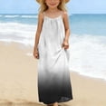 thumbnail image 6 of ITSAME Slip Dress for Girls, Backless Loose Fit Gradient Print Party Fashion Casual Dress for Summer Black 9T, 6 of 9