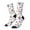 2 Black-2, variant on Lavender Flowers Print Adult Socks for Men & Women,Calf Socks, Ankle Socks,Boots Socks,Breathable Casual Sock,Unisex Crew Socks