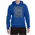 thumbnail image 2 of Wild Bobby Squats? I Thought You Said Shots! Gym/Workout Unisex Graphic Hoodie Sweatshirt, Royal, Medium, 2 of 5