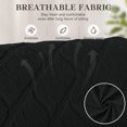 thumbnail image 5 of SHANNA Banquet Armchair Slipcovers, Knitted Jacquard Sofa Chair Covers with Arms for Living Room, NonSlip Dog Pet Friendly Furniture Protector, Jacquard - Black, 5 of 10