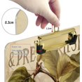 thumbnail image 3 of Coolnut Acrylic Clipboards with Low Profile Clip, A4 Standard Size 9" x 12.5" File Holder for Writing Drawing, Clip Boards for Doctors Offices, Vintage Apples Gifts, 3 of 7