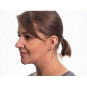 Rechargeable EasyCharge2 hearing amplifiers aids - 4 channel USA made digital processor - charger docking base - No hearing test audiogram required types affordable assist hearing amplifiers - Right