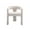 Ivory - Linen, variant on Guyou Modern Sherpa Upholstered Dining Chair, Cute Barrel Side Armchair Kitchen Chair with Armrests and Back for Living Room Dining Room Bedroom, Green